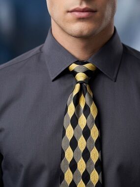 FORMAT Japan Silk Patterned Tie